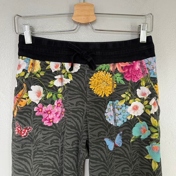 Johnny Was Sweatpants Blooming Breeze Terry Jogger Size S Floral JW Los Angeles - Picture 4 of 12